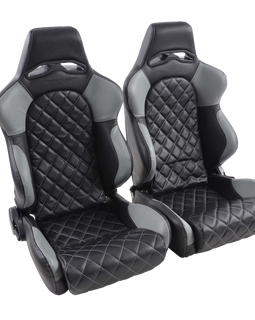 Portseat Set Las Vegas Artificial Leather Black